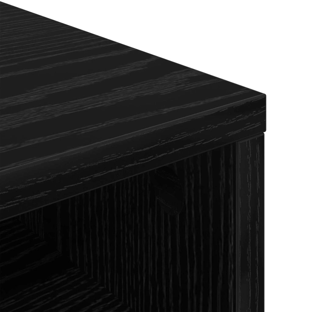 Lowboard con cassetto Rovere Nero 102 x 32 x 48,5 cm 8000589