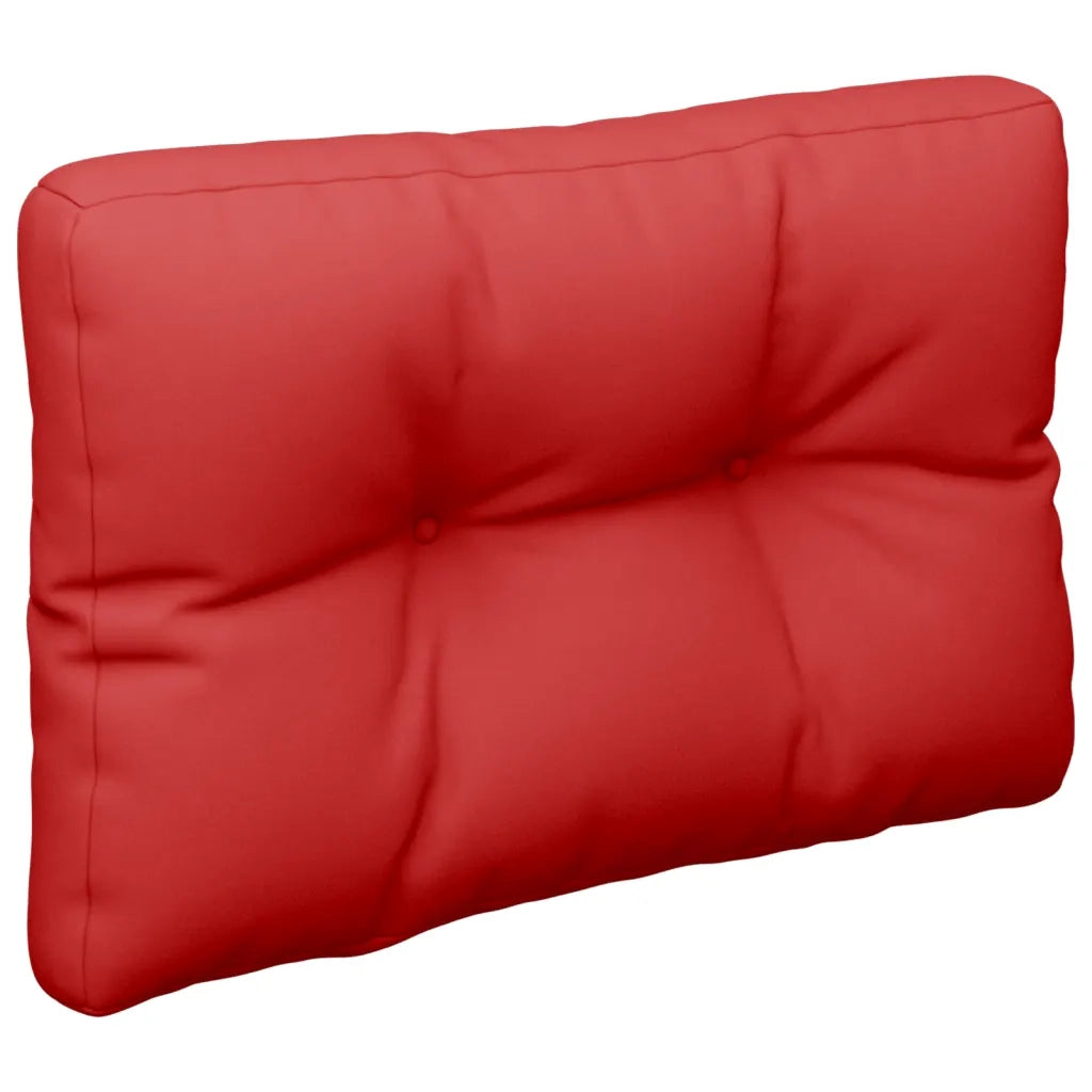 Cuscini per Pallet 2 pz Rossi in Tessuto 360651