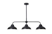 Lampada a sospensione Rabalux Dragan nera 3xE27 107cm