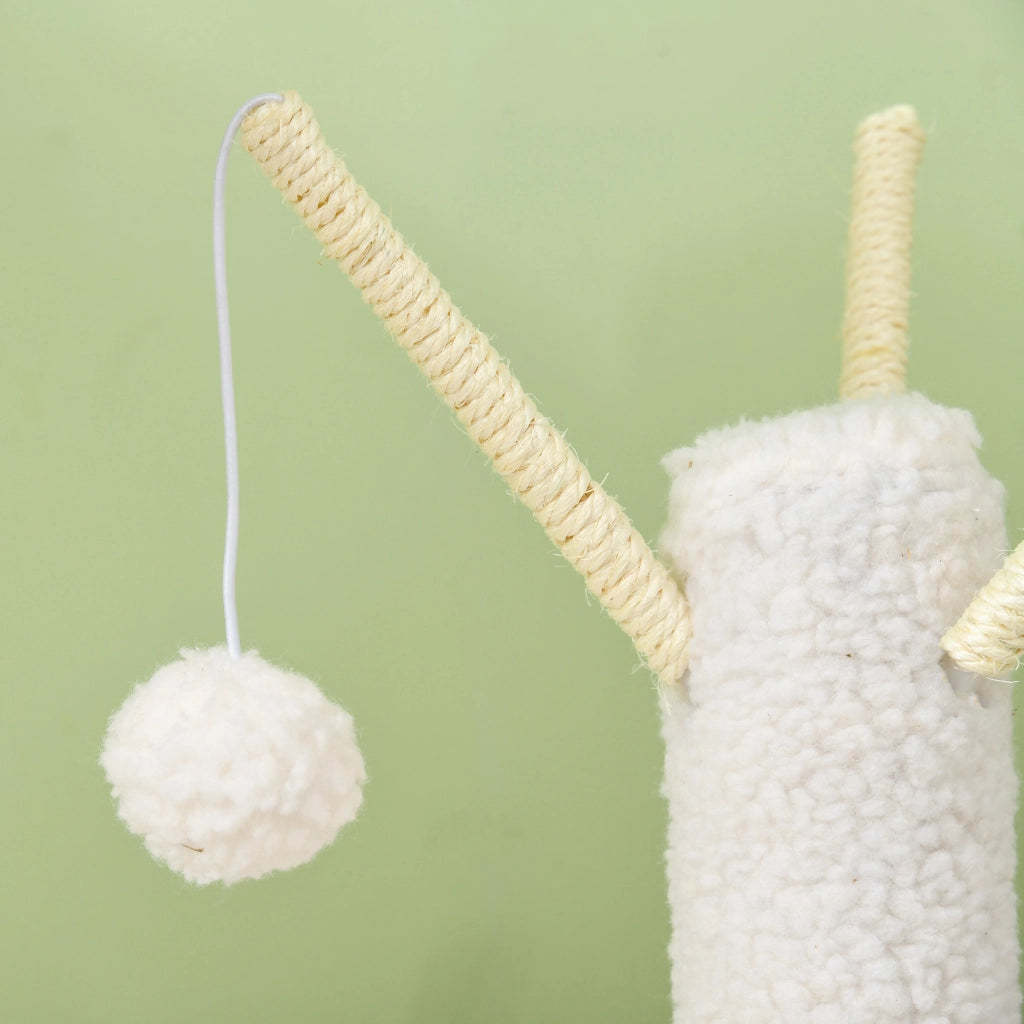 Arbre ¨¤ chat griffoir con tunnel e piattaforma ¨C Minimal ¨C 56x40x91 beige