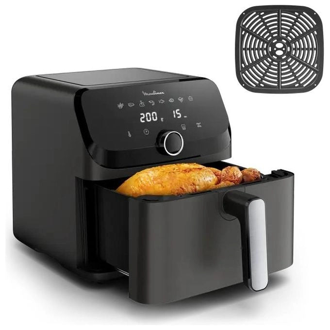 Moulinex Easy Fry Mega Friggitrice ad aria Coal Grey 7.5L EZ855HF0