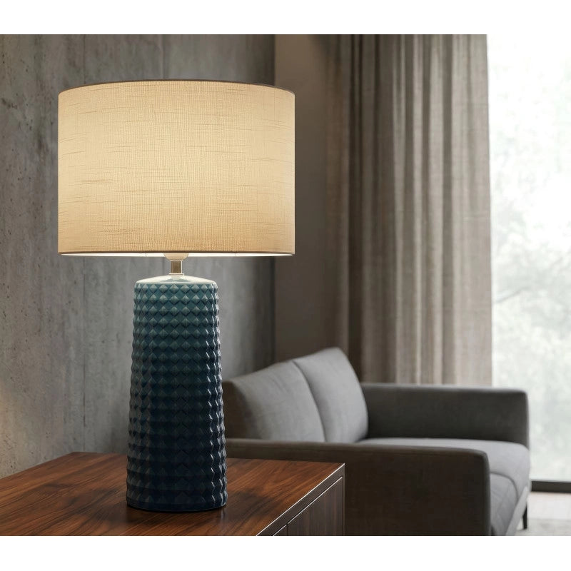 Lampadelle A Da Tavolo Gliss Blu cm ø 30x52