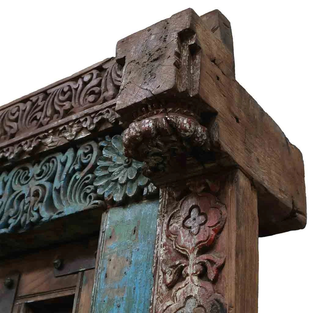 Porta in legno marrone 155x37x226h cm