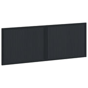 Testiera da Muro EDE Nero Legno ingegnerizzato 896076