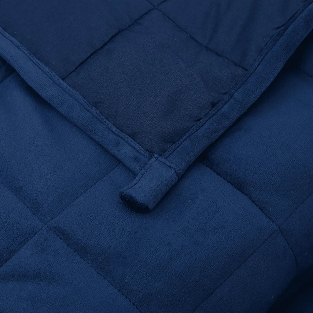 Coperta Ponderata Blu 200x225 cm 13 kg Tessuto
