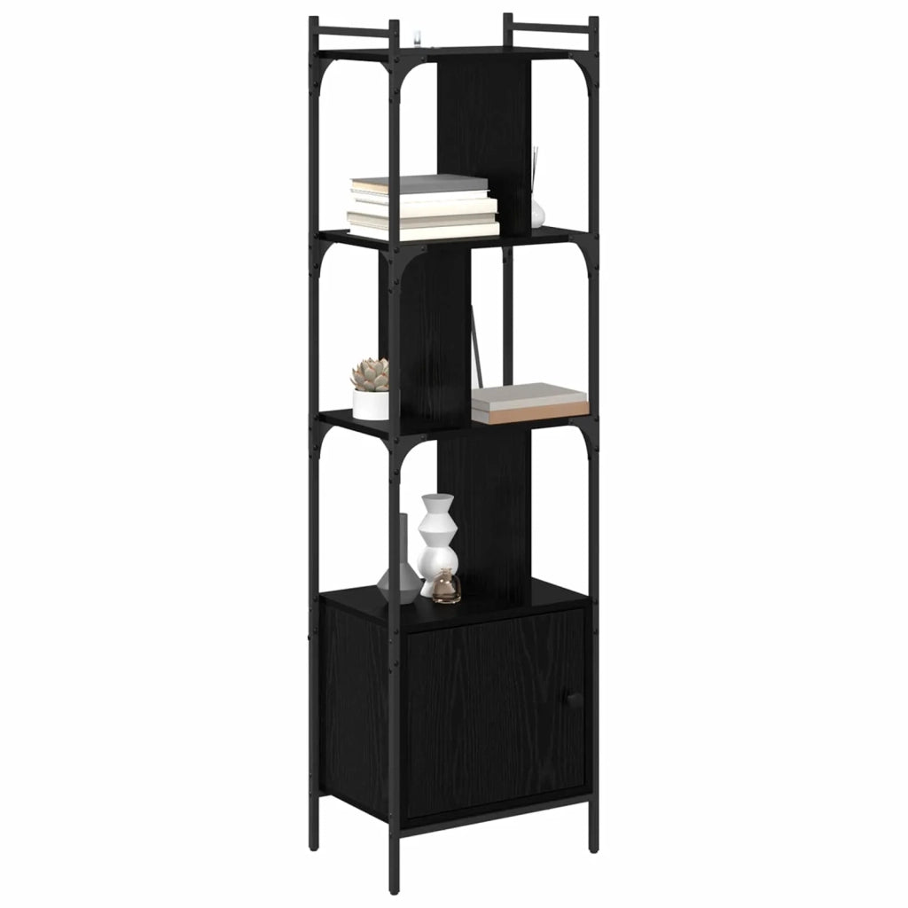 Libreria Rovere Nero 44,5 x 30 x 154,5 cm Legno multistrato 882154