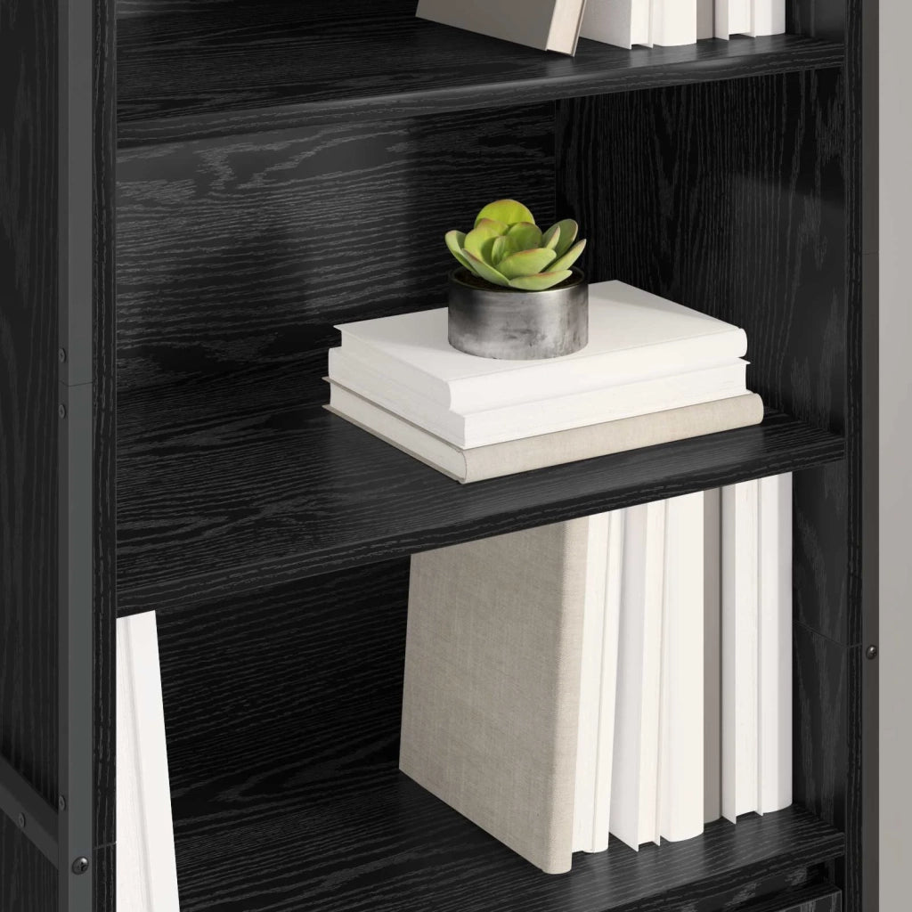 Armadi alti 2 pcs Rovere Nero 60 x 36 x 200 cm