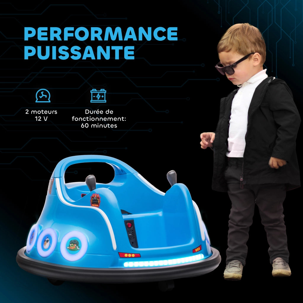 Auto elettrica per bambini ¨C Minimal ¨C blu 73x73x44 cm