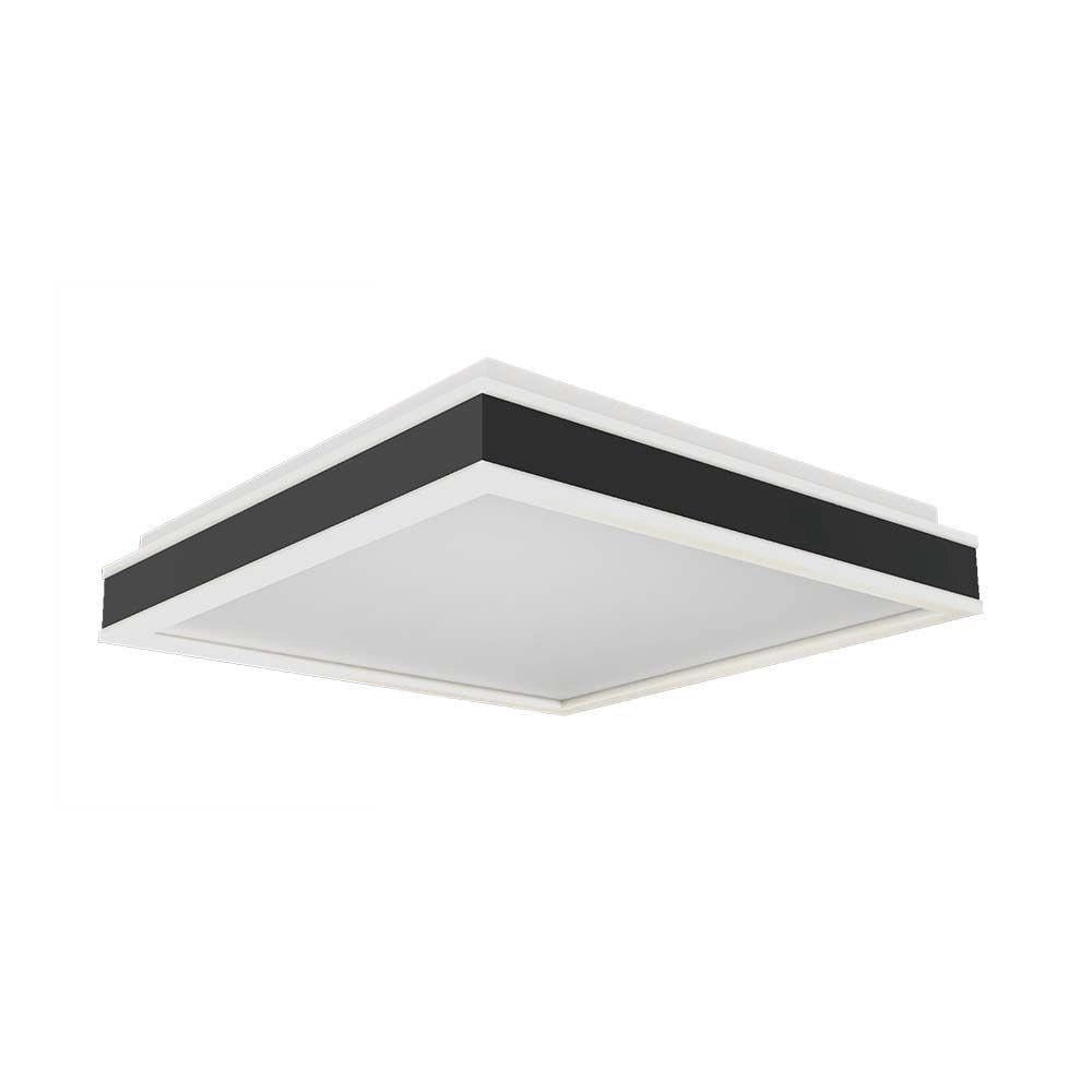 V-TAC Plafoniera LED 38W dimmerabile 40x40 nera 4000K
