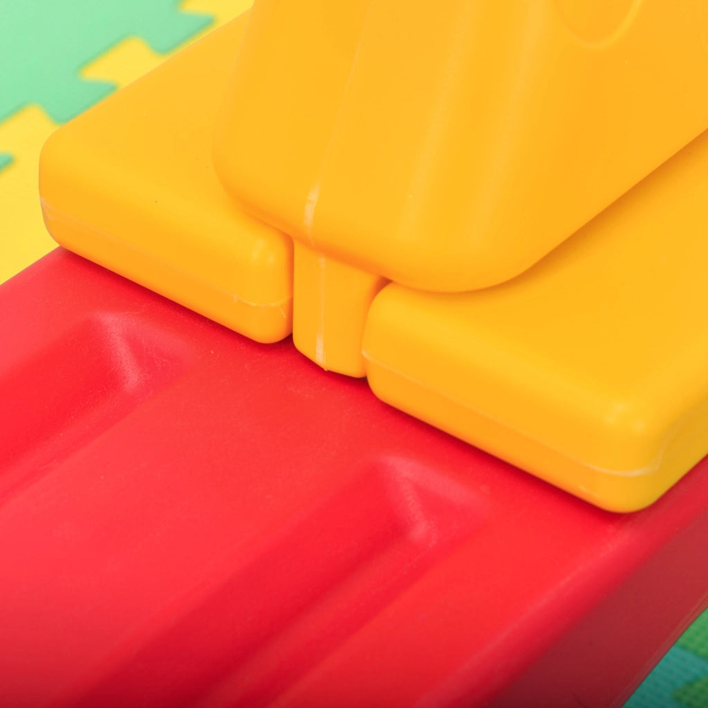 Altalena a Bilico con Maniglie Antiscivolo ¨C Xylo ¨C Plastica HDPE, 150x32x60cm, Multicolore