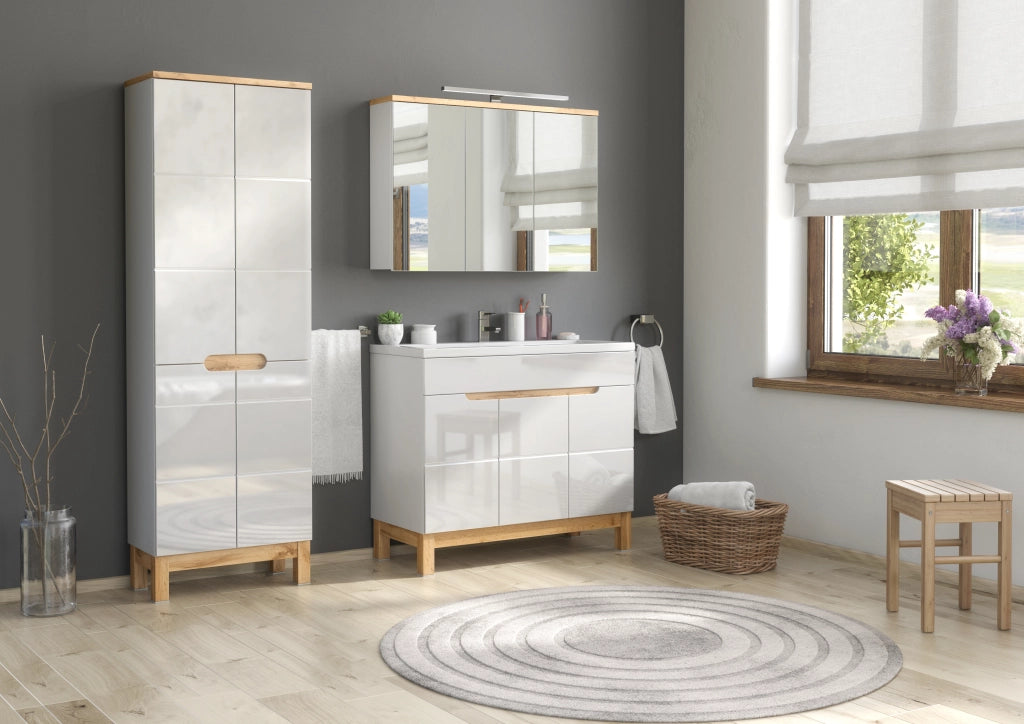 Lavabo per mobile a una vasca 100 cm Lavabi per mobile 101 x 14 x 46 cm