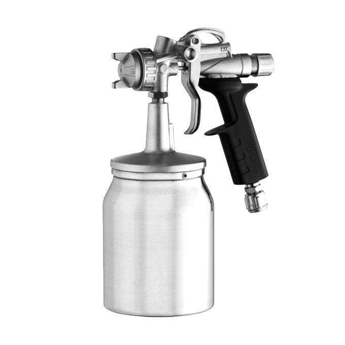 ANI AH080411 Aerografo per Verniciatura con Serbatoio Inferiore 1000 ml Ugello 2,0 mm Attacco 11-A colore Nero