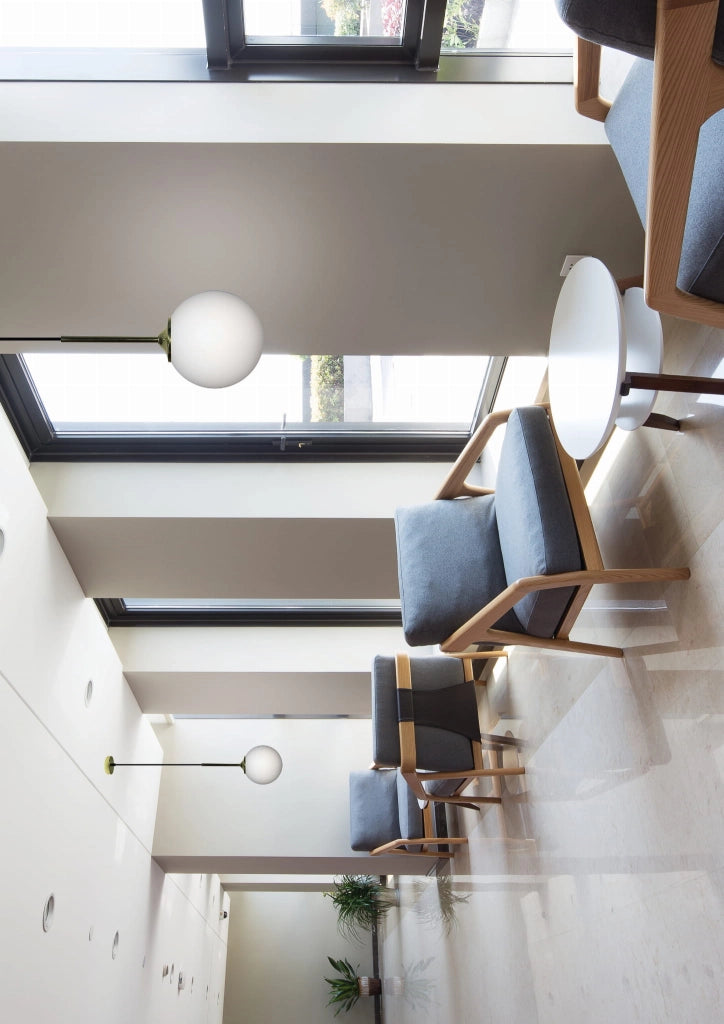 Lampada a sospensione Candellux Glasgow bianca oro E27