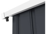Grondaia per capanno da giardino in metallo da 6-13 m²
