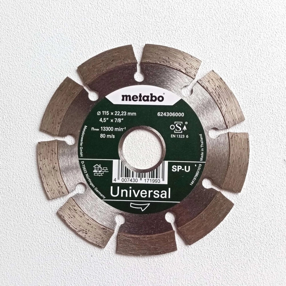Metabo 115x22,23mm sp-u universal disco diamantato per edilizia
