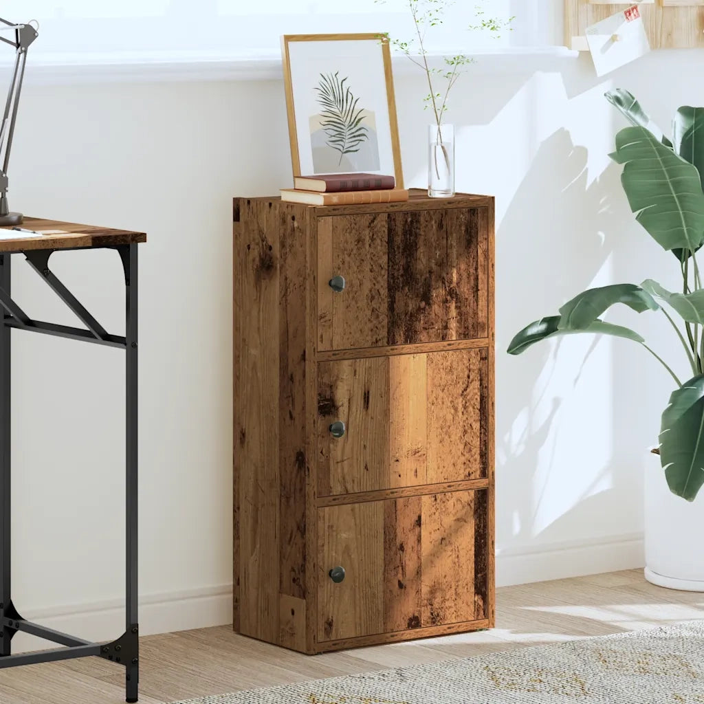 Libreria Legno Vecchio 40x24x77 cm in Truciolato 860371