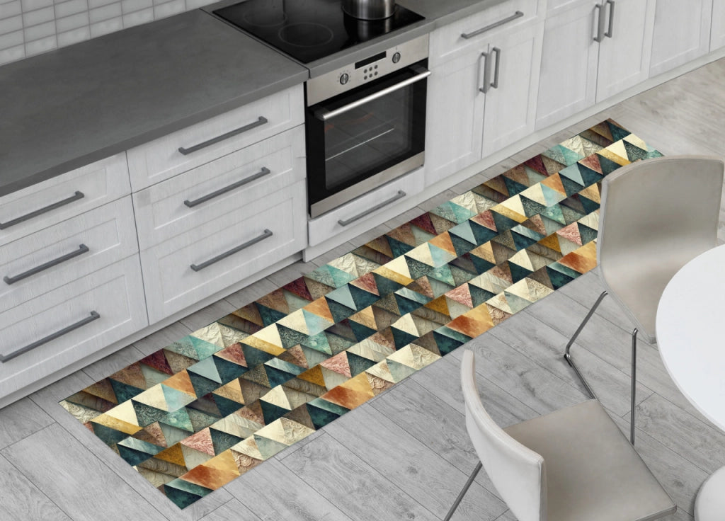 Tappeto Passatoia Cucina Antiscivolo Con Stampa Digitale Dis. Puzzle 483 - 50x500 - Puzzle