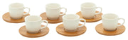 Set 6 Tazzine da CaffŠ con Piattino Scottish
