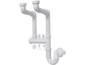 SIFONE MOPLEN LIBERO 2 VIE CON 2 SCARICHI  11/2 per lavello