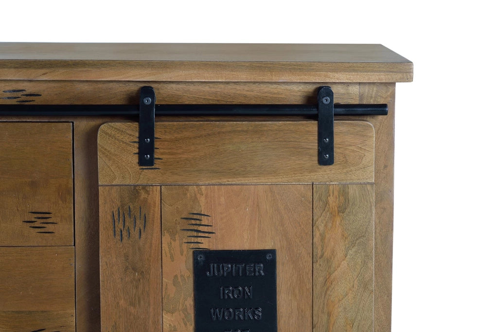 Credenza in legno di mango e metallo