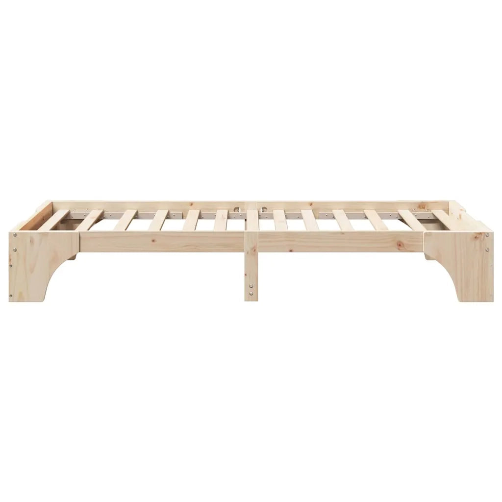 Letto singolo | Letto per adulti | Struttura del letto Naturale 100 x 200 cm Pino massello