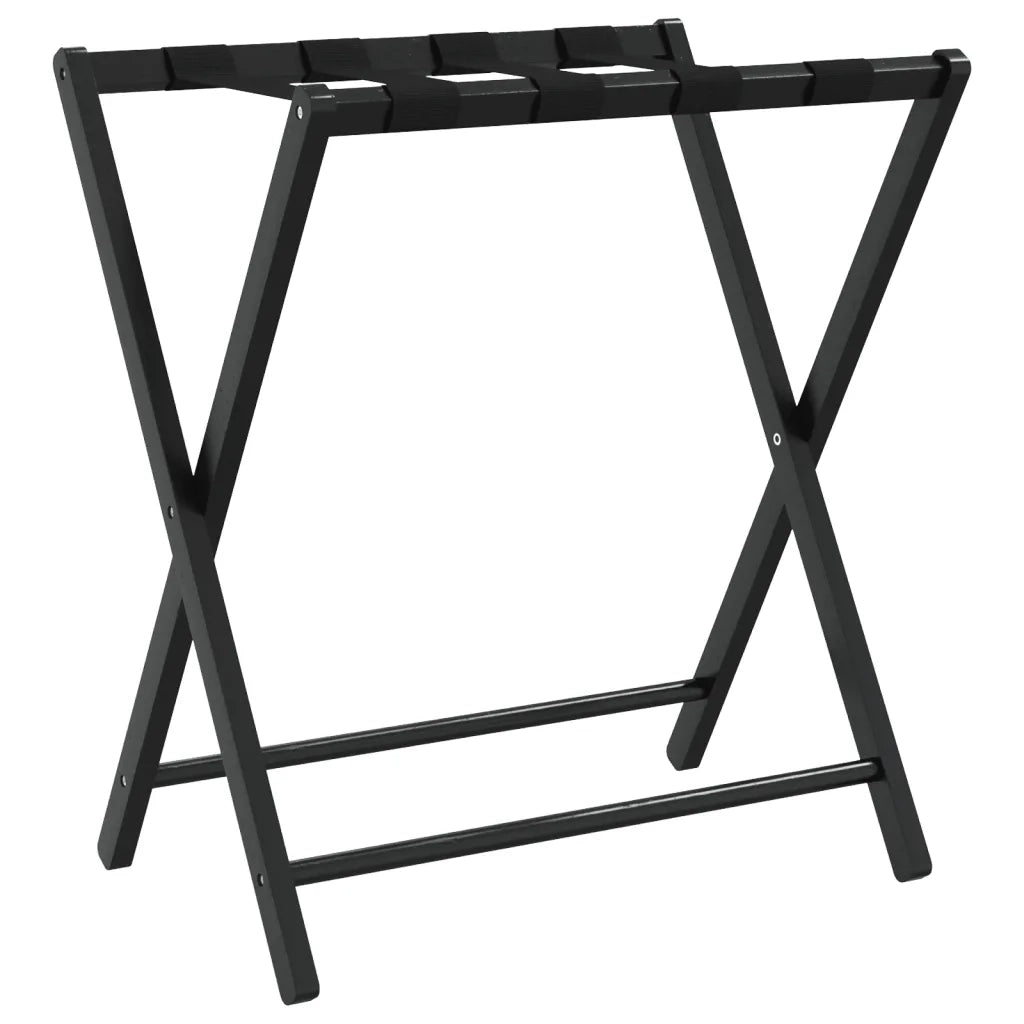 Portabagagli Nero 68,5x38x58 cm in Bambù 356368