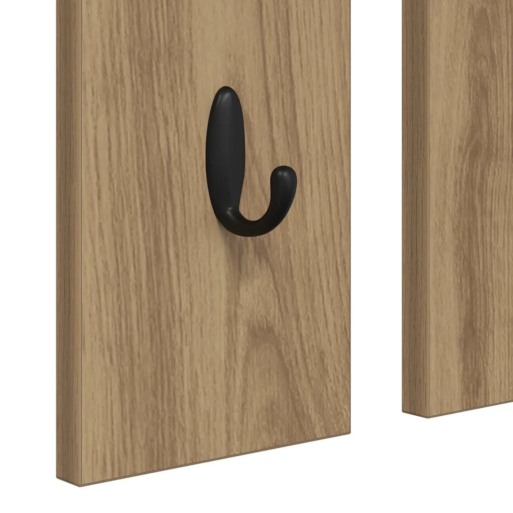 Appendiabiti a muro rovere artigianale 84 x 10 x 80 cm CFW3294394