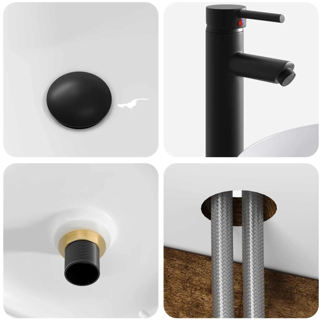Set di Armadi da Bagno 5 pcs Rovere Fumo 53 x 15,5 x 70 cm 3406611
