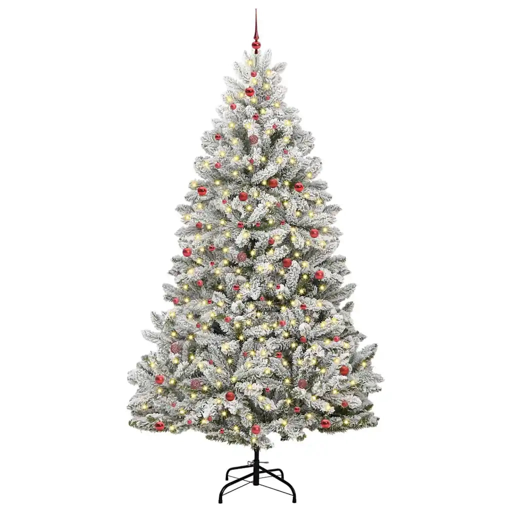 Albero di Natale artificiale con 300 LED Verde e Bianco 300 cm 3395784