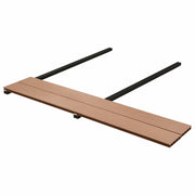 Pavimento da Deck 64 pcs Marrone WPC 3444725