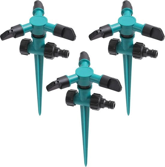 Set di assestatori per giardino - 3 pezzi - plastico - per prato e giardino