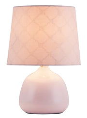 Lampada da comodino rosa in ceramica E14 Ellie 4384 Rabalux