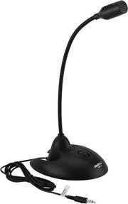 Microfono per PC da tavolo - 35 mm jack supporto antiscivolo standard - per riunioni di ufficio e chat online.