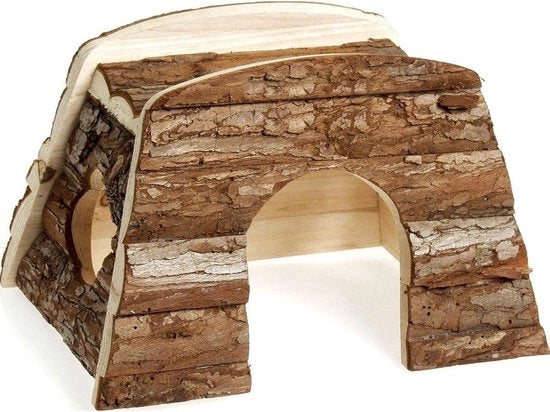 Casa da roditori in legno reale - in 3 dimensioni