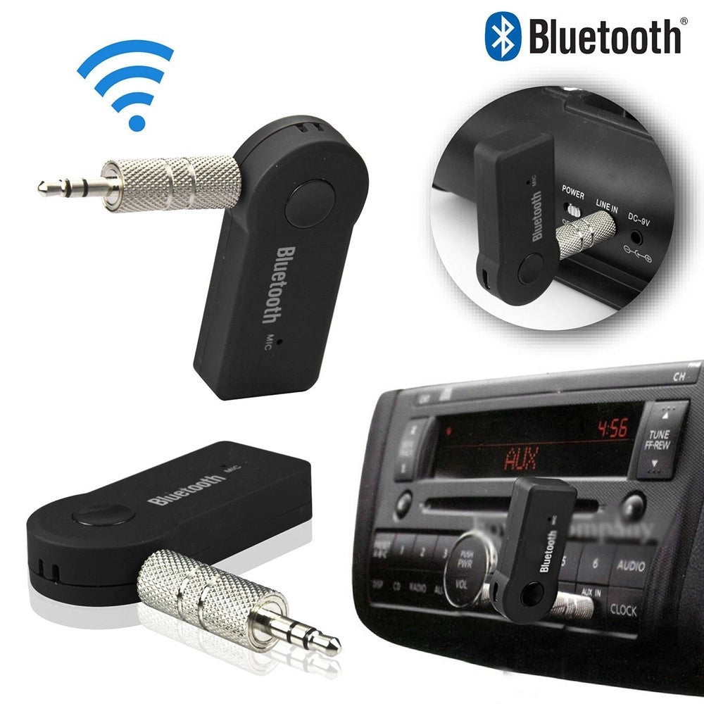 Trade Shop - Ricevitore Vivavoce Auto Bluetooth 3.0 Edr Aux Adattatore Audio Bt310 -