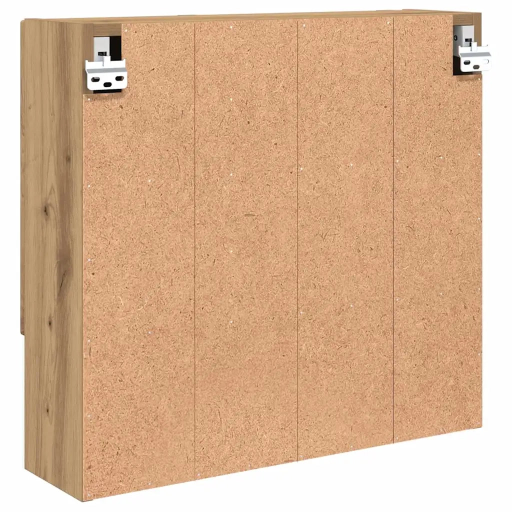 Mobiletto per specchio Rovere artigianale 59 x 17 x 55 cm 883373