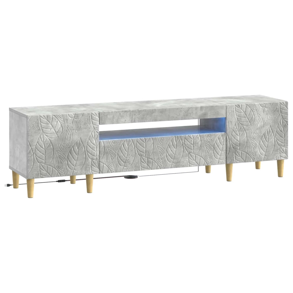 Mobile TV LED Grigio Cemento Legno ingegnerizzato 897128