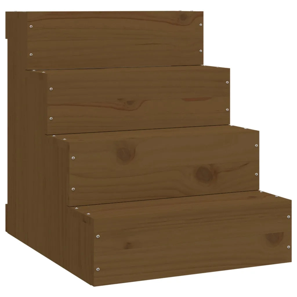 Scala per Animali Ambra 40x49x47 cm in Legno Massello di Pino CFW9857707