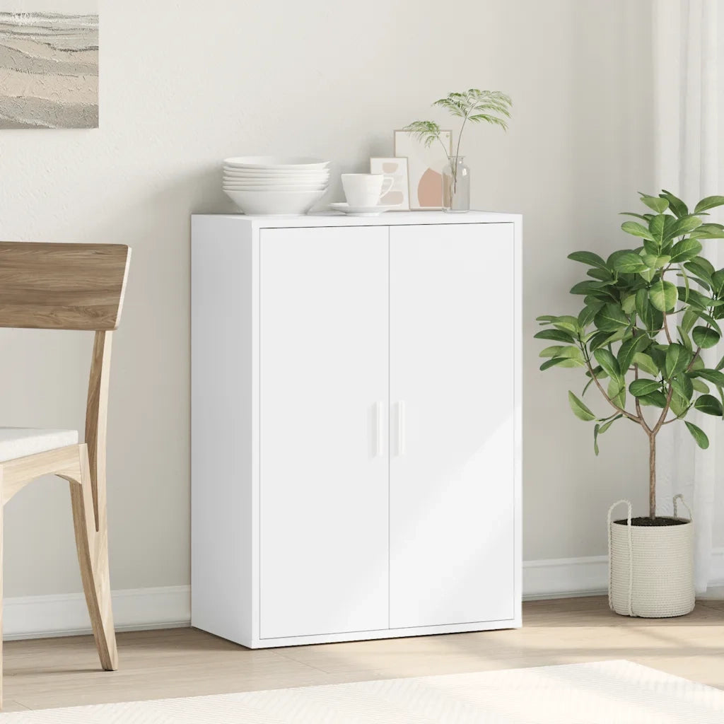 Credenza | Madia | Buffet da pranzo | Armadio da pranzo Bianca 60x31x84 cm in Legno Multistrato