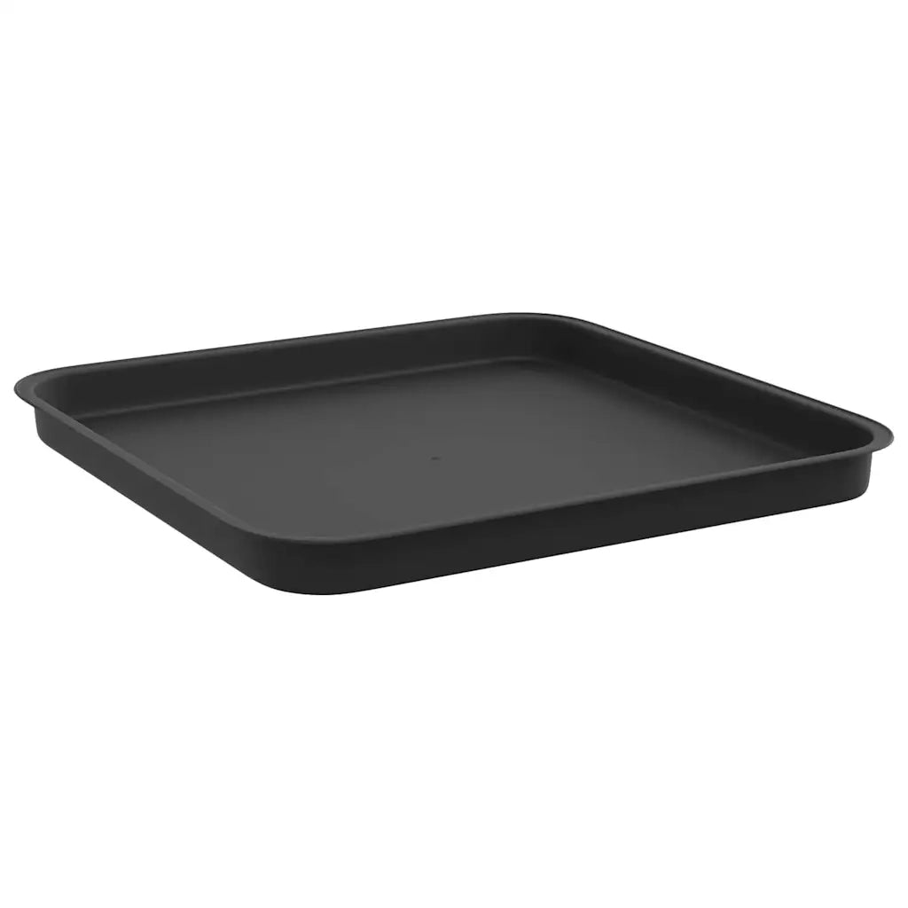 Fioriere | Cassetta per fiori | Vasi per Piante 24 pz Nero 38 x 38 x 30 cm Plastica