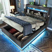 letto imbottito lino grigio 90 x 200 cm