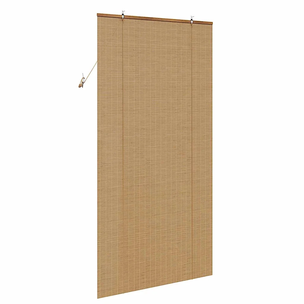 Tenda a rullo con tende Marrone 120 x 220 cm Bambù 42006857