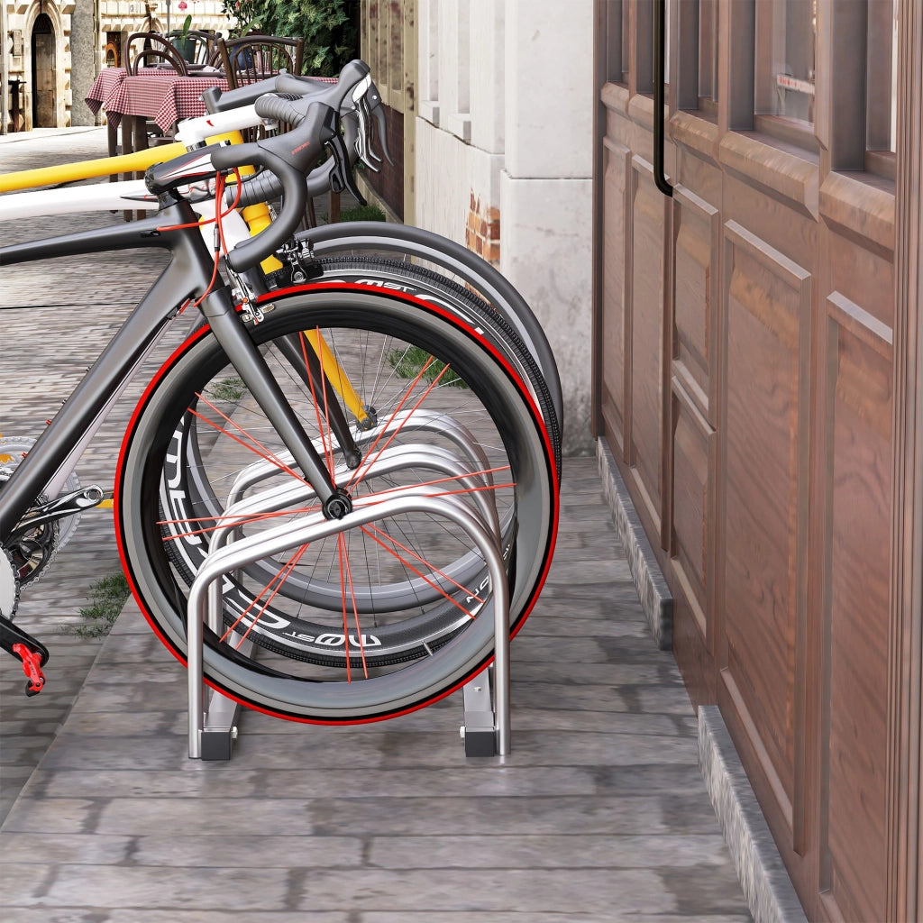 Portabiciclette per 3 Biciclette ¨C Minimal ¨C Grigio 76x33x27cm
