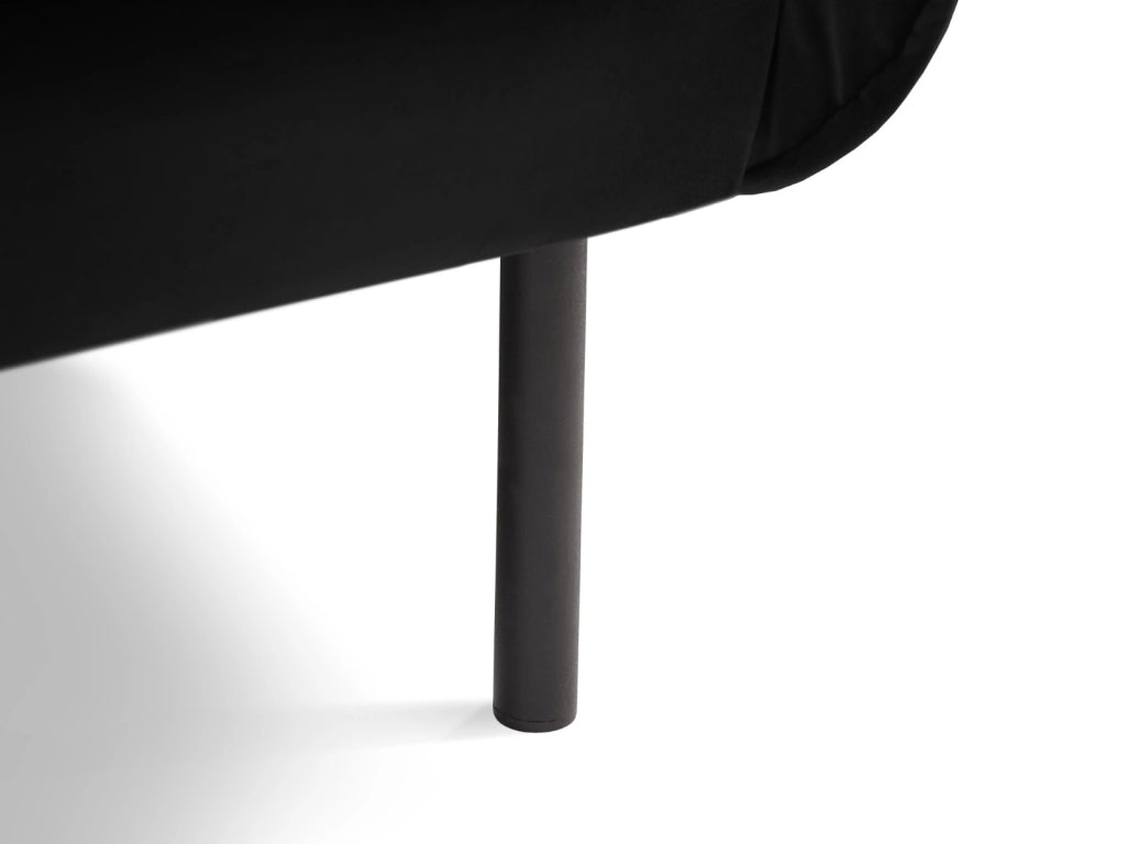 Cosmopolitan Design - Poltrona "Vienna" in velluto nero 