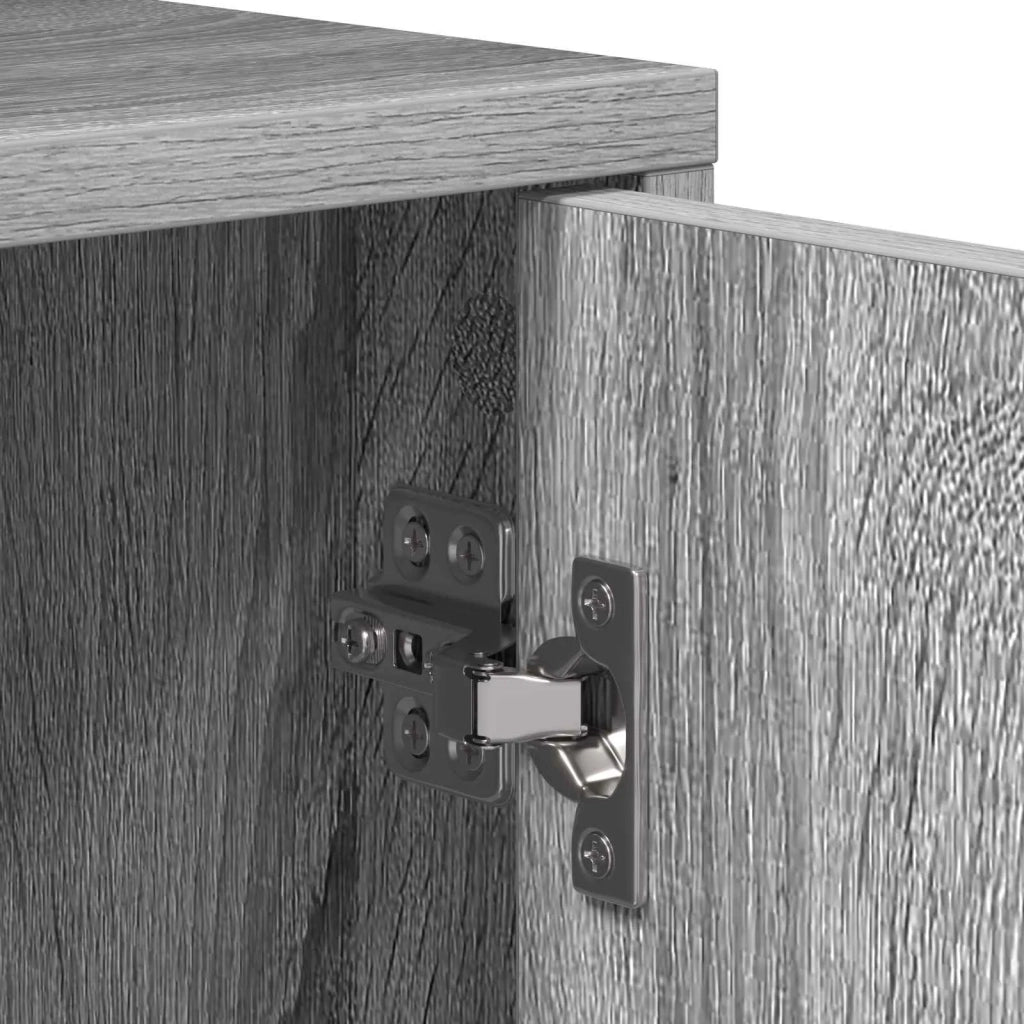 Armadio da Notte Sonoma grigio Legno ingegnerizzato 8007641