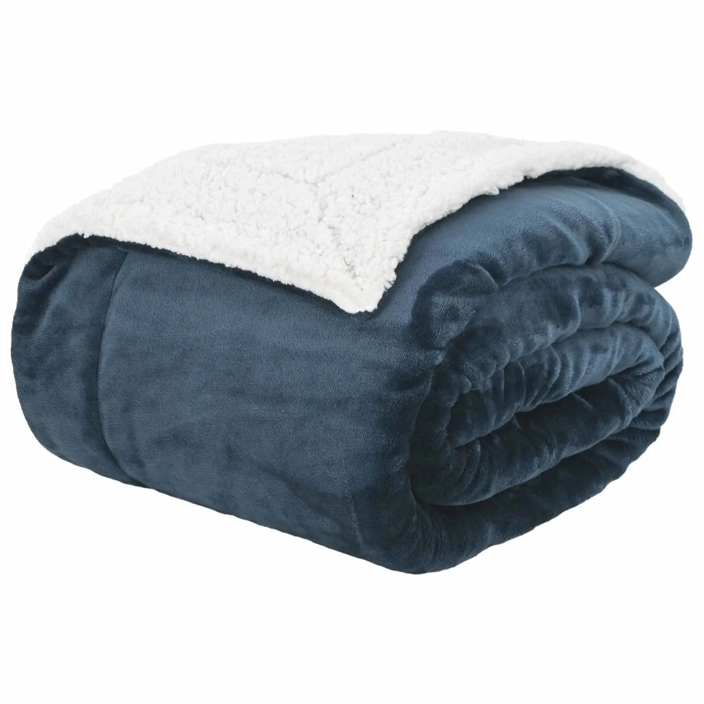 Coperta Blu navy 240 x 270 cm Panno 42016992