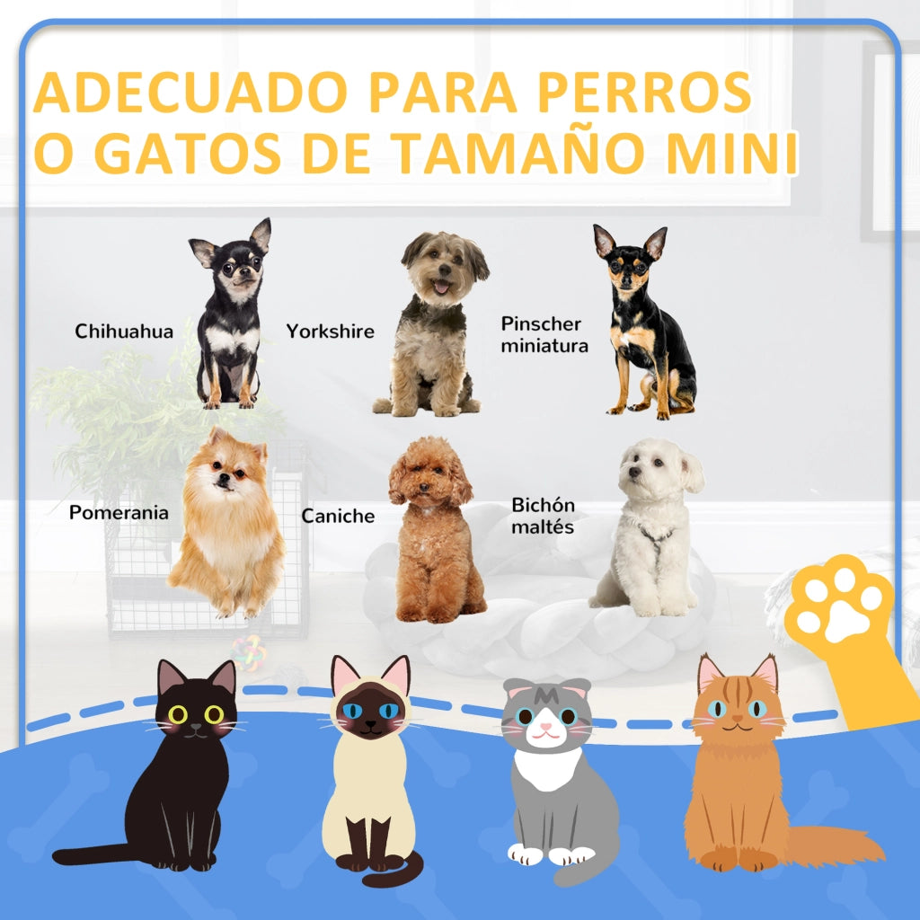 Letto per Cani Piccoli ¨C Minimal ¨C Grigio 55x55x14 cm