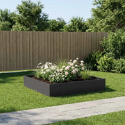 Vaso da giardino Nero 100 x 100 x 20 cm 8005022