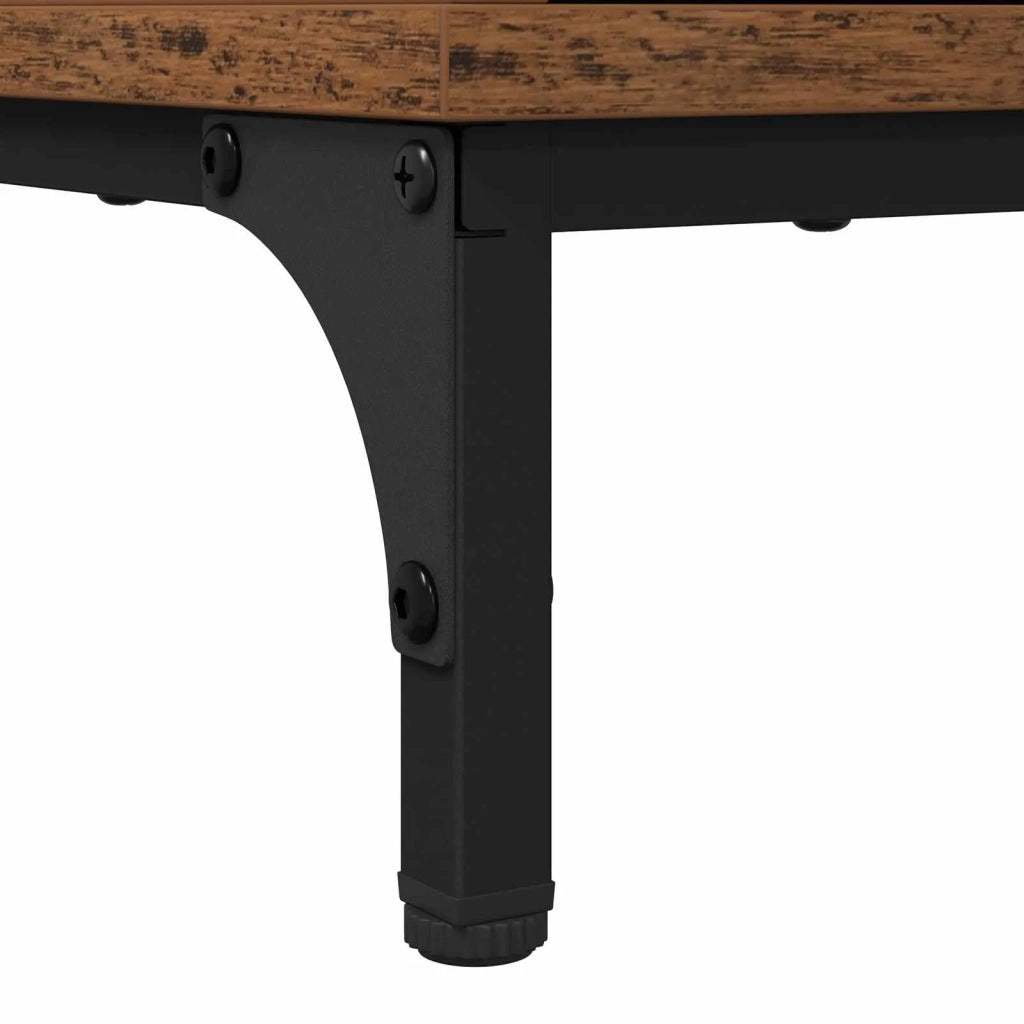 Armadio da Notte con cassetto Legno vecchio 49 x 36 x 61 cm 883490