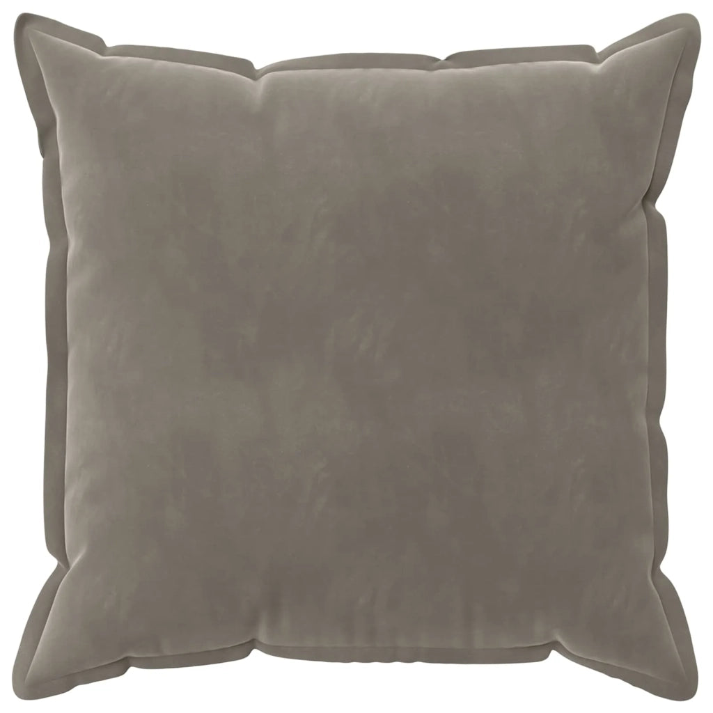 Federa 2 pcs HOUTEN Grigio Chiaro 60 x 60 cm Velluto 920663